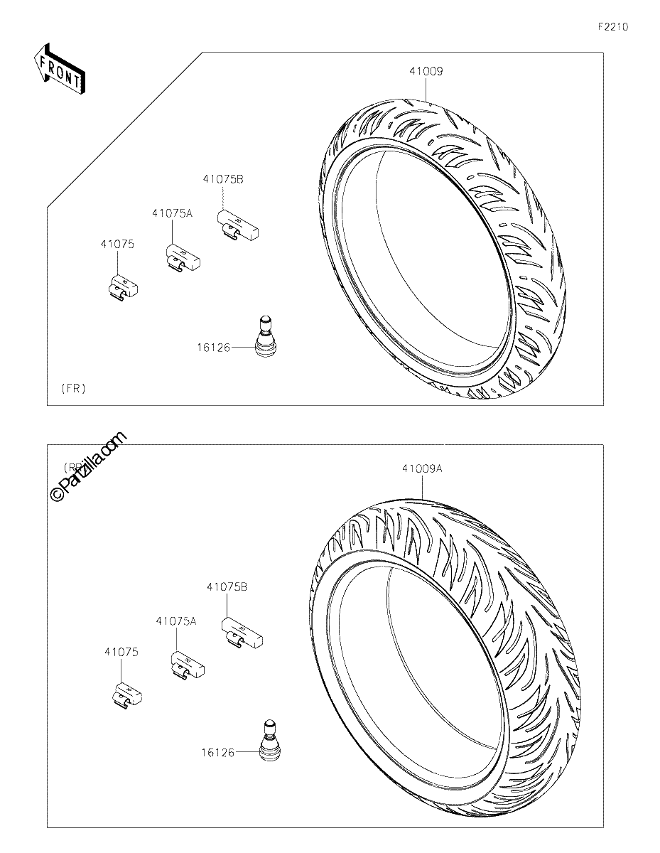 Diagrama de WHEELS TIRES