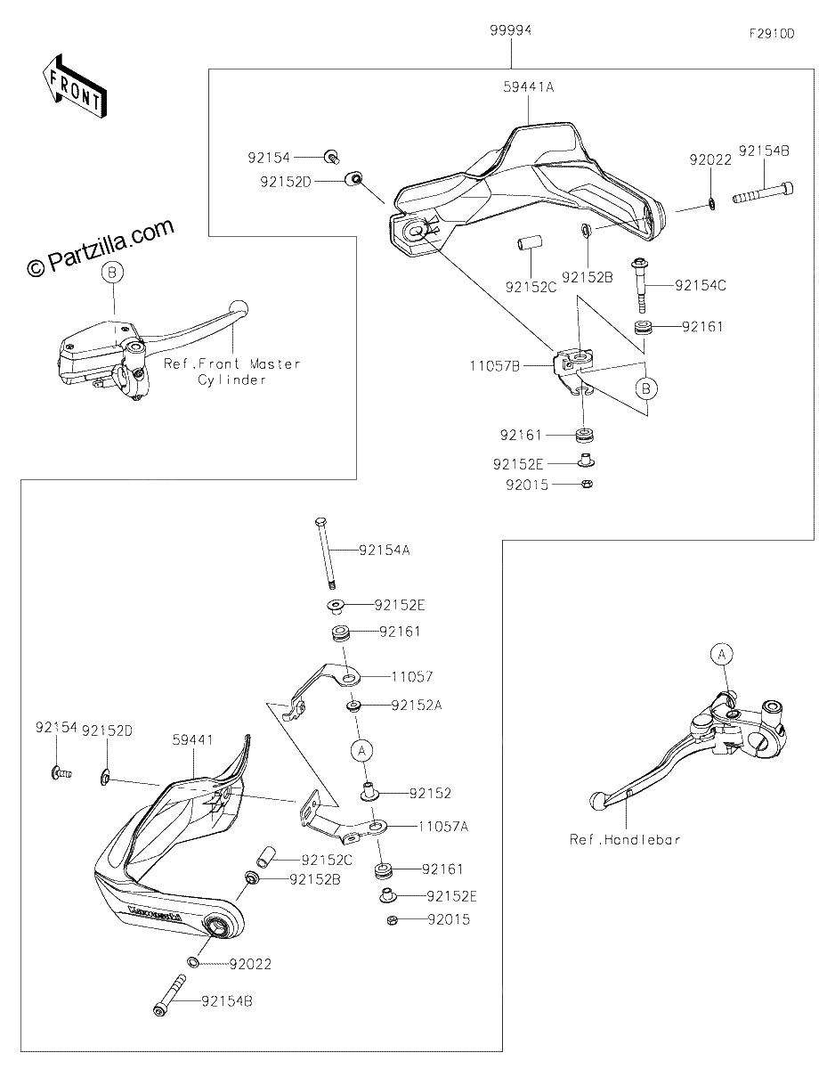 Diagrama de ACCESSORY HAND COVER
