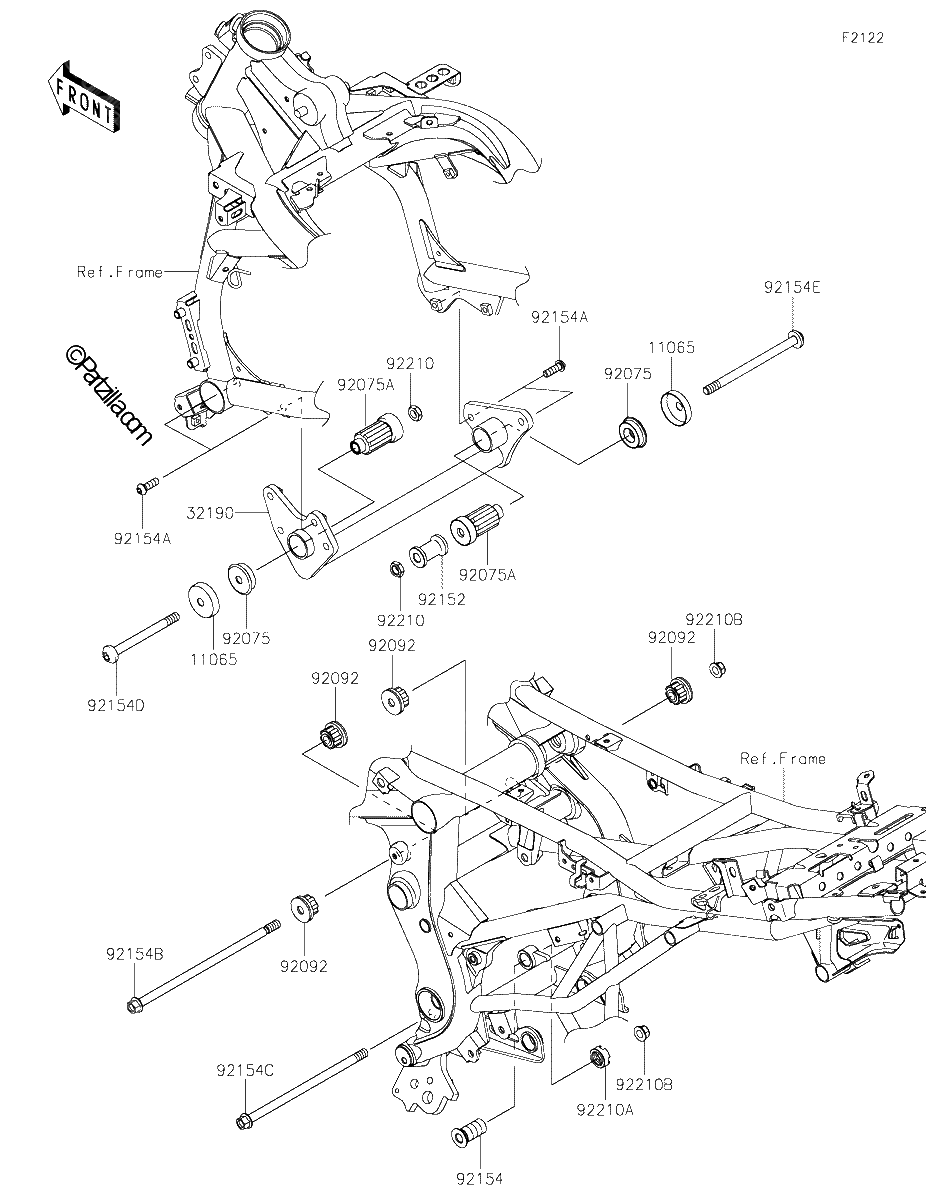 Diagrama de ENGINE MOUNT