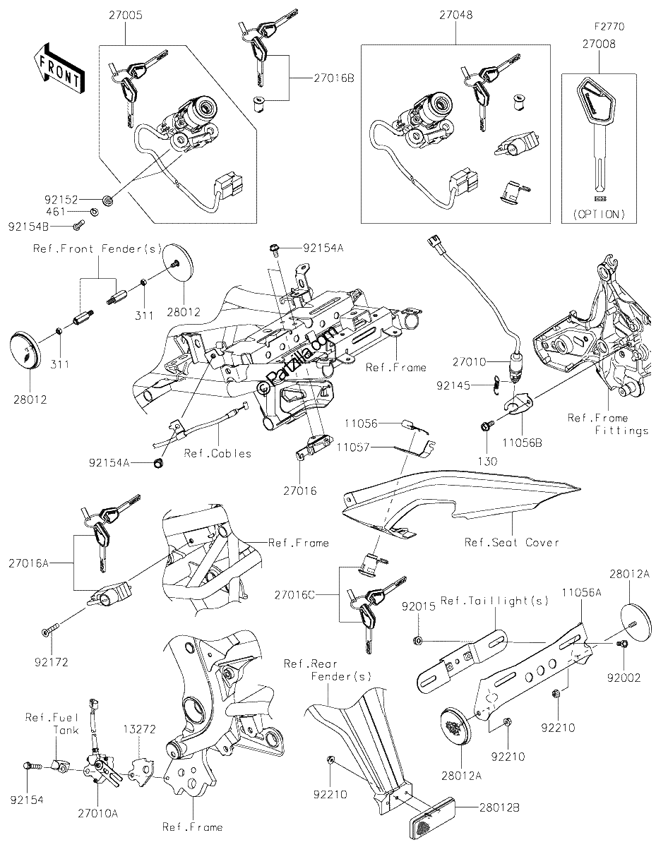Diagrama de IGNITION SWITCH