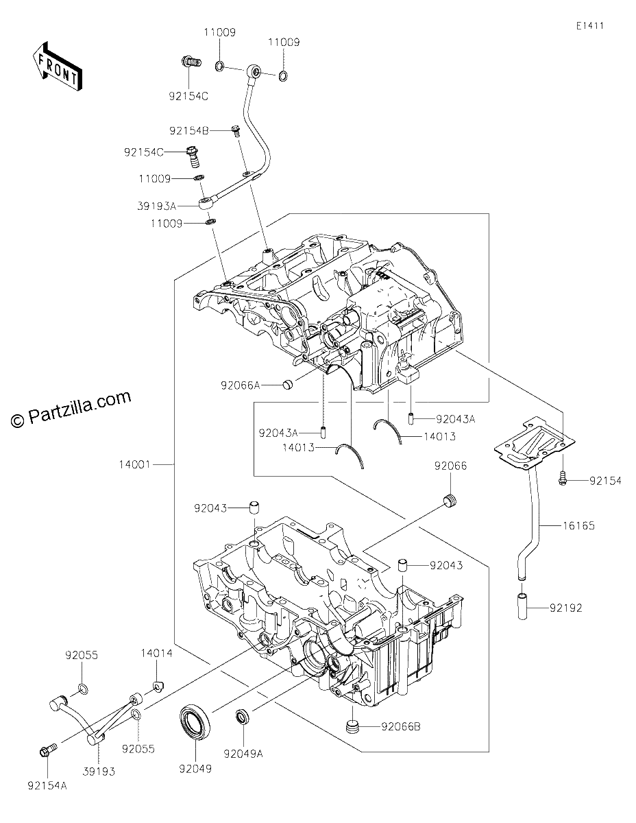 Diagrama de CRANKCASE