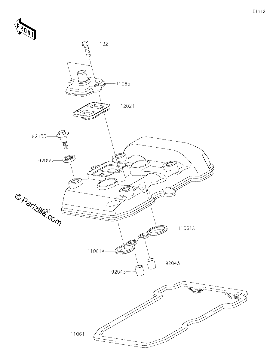 Diagrama de CYLINDER HEAD COVER