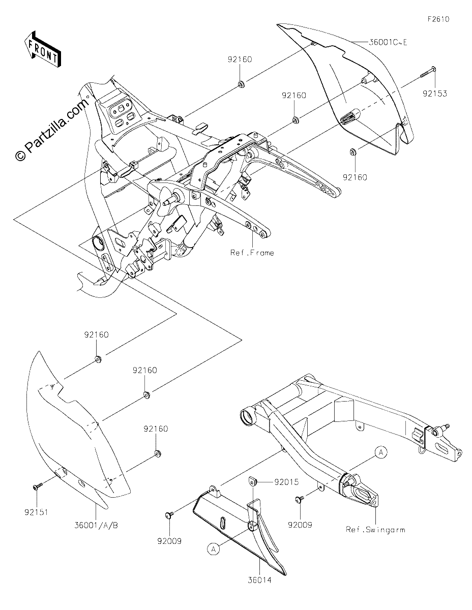 Diagrama de SIDE COVERS CHAIN COVER