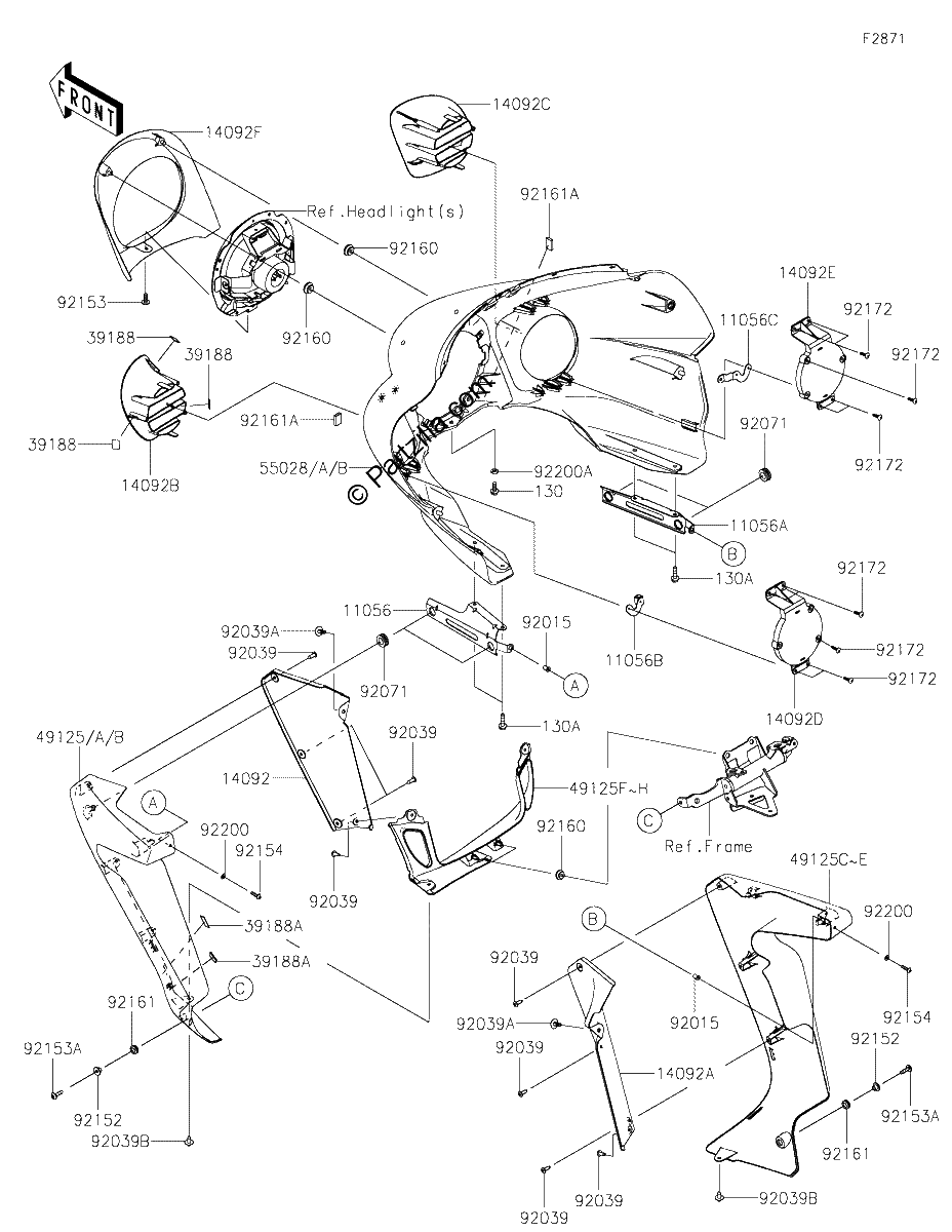 Diagrama de COWLING OUTER
