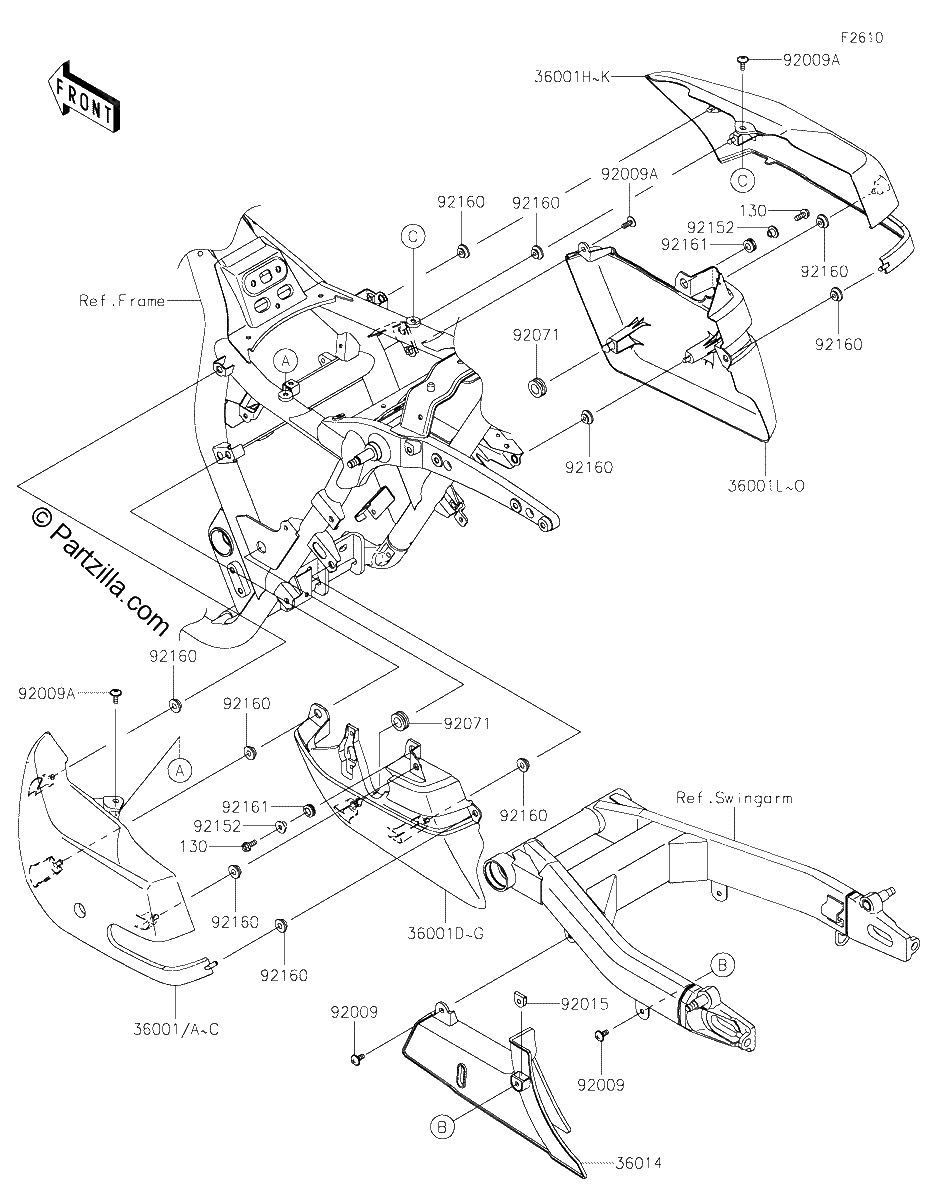 Diagrama de SIDE COVERS CHAIN COVER