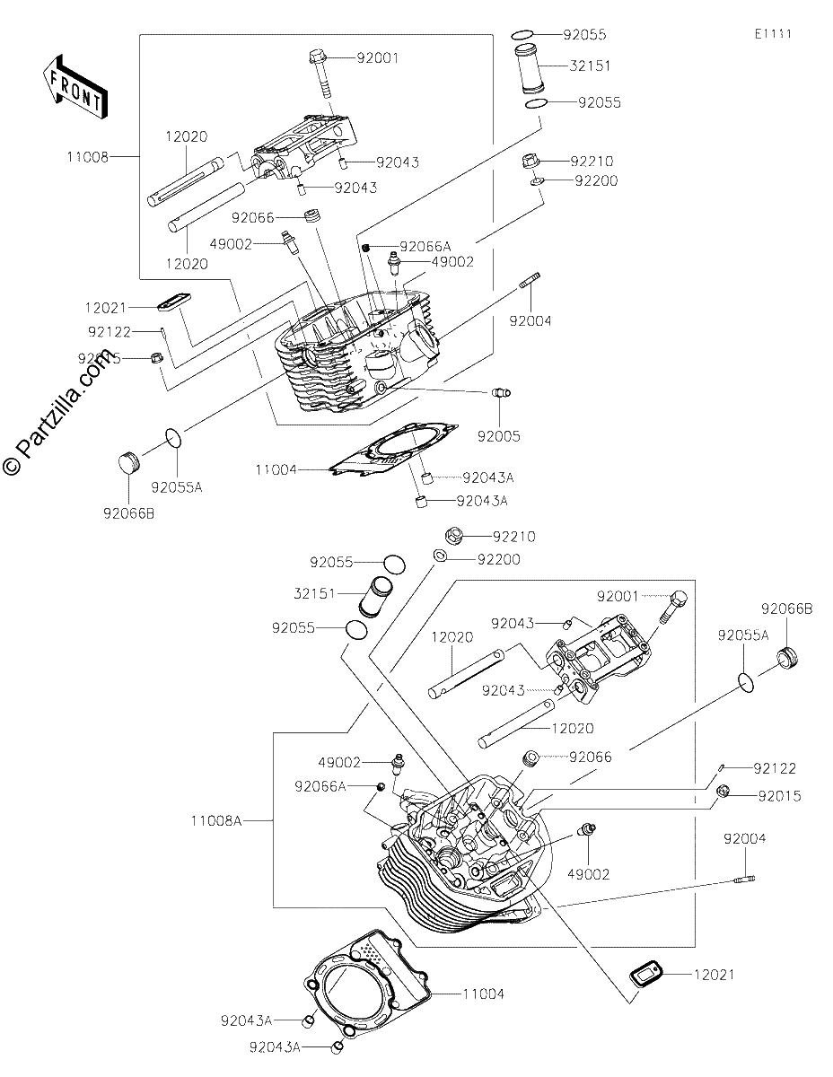 Diagrama de CYLINDER HEAD