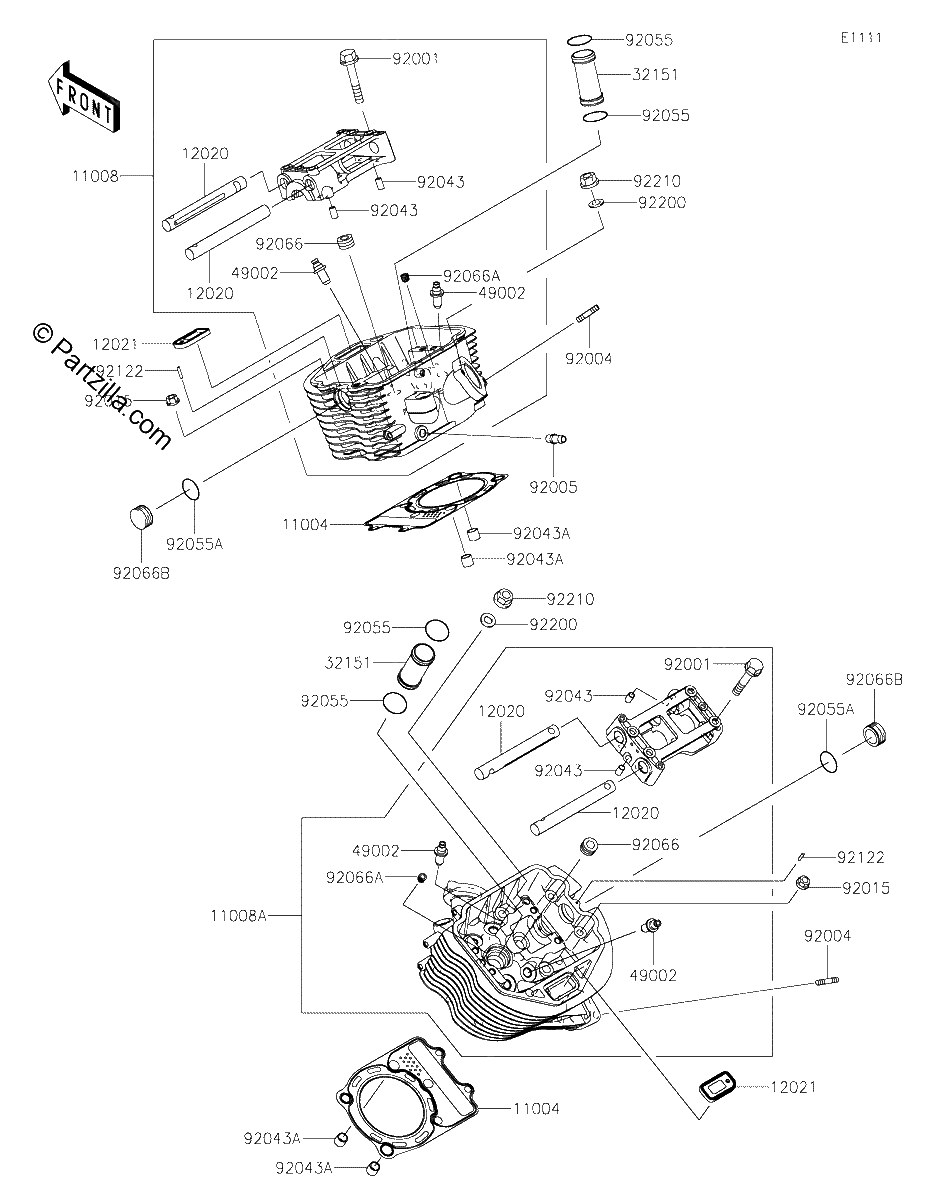Diagrama de CYLINDER HEAD