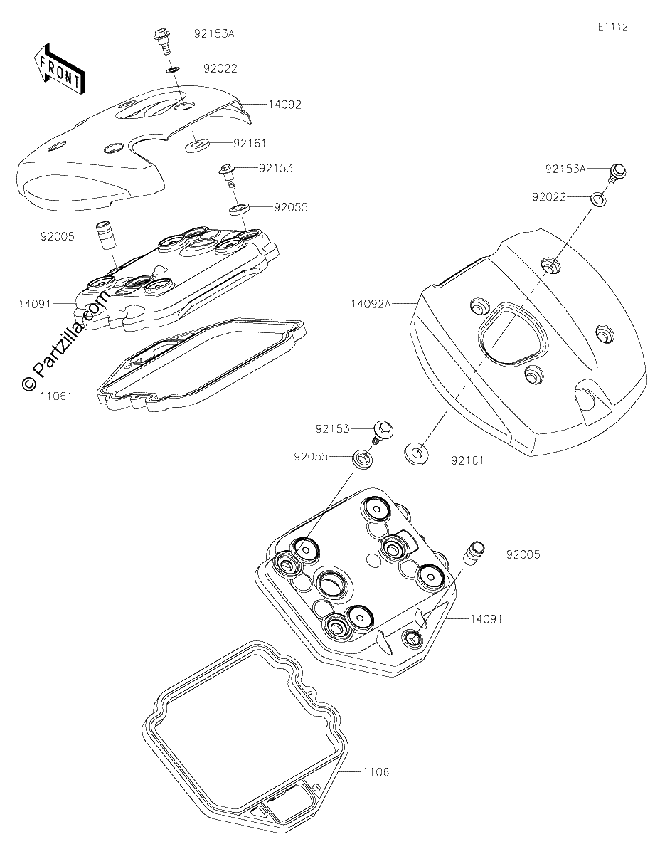 Diagrama de CYLINDER HEAD COVER