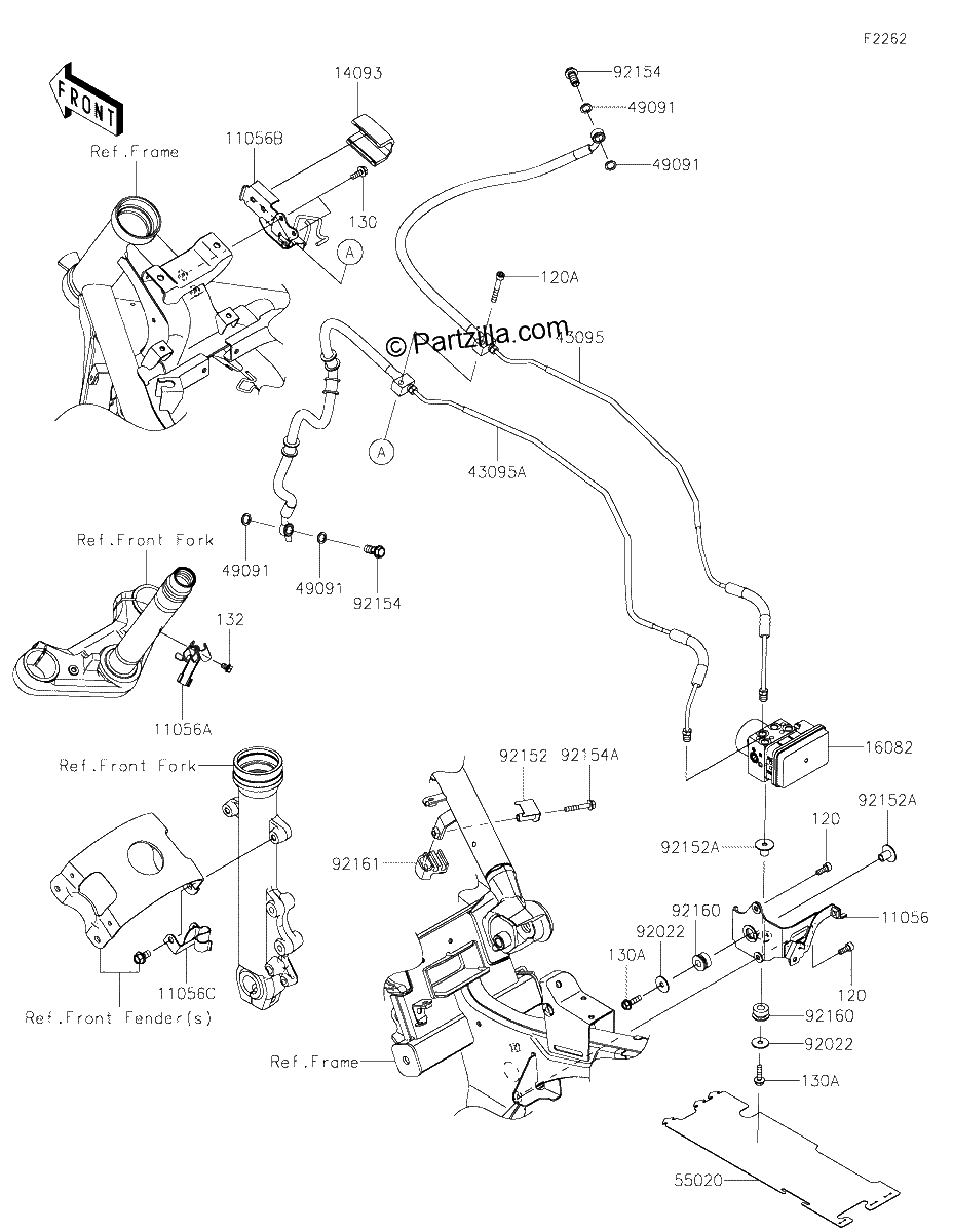 Diagrama de BRAKE PIPING