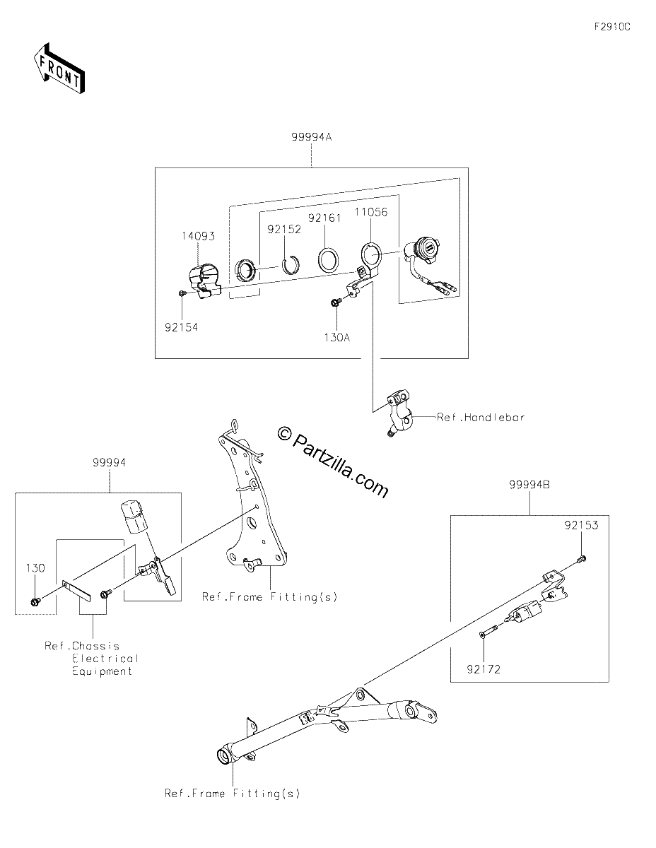 Diagrama de ACCESSORY HELMET LOCK ETC