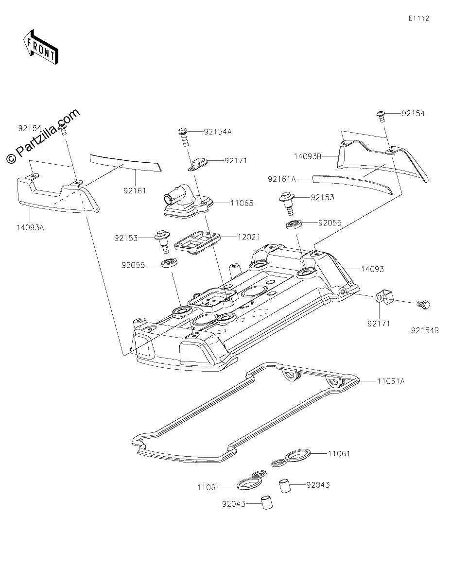 Diagrama de CYLINDER HEAD COVER