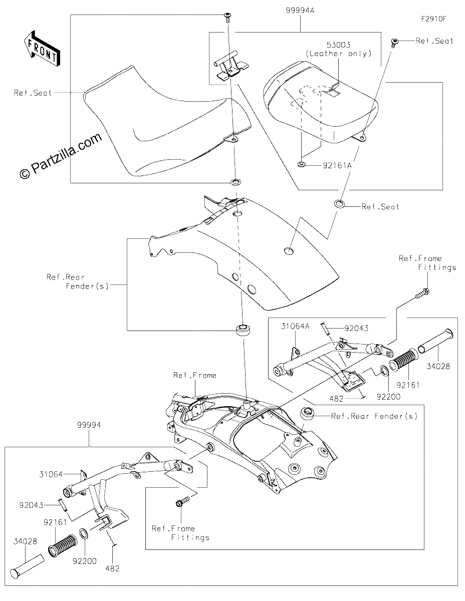 Diagrama de ACCESSORY PASSENGER SEAT