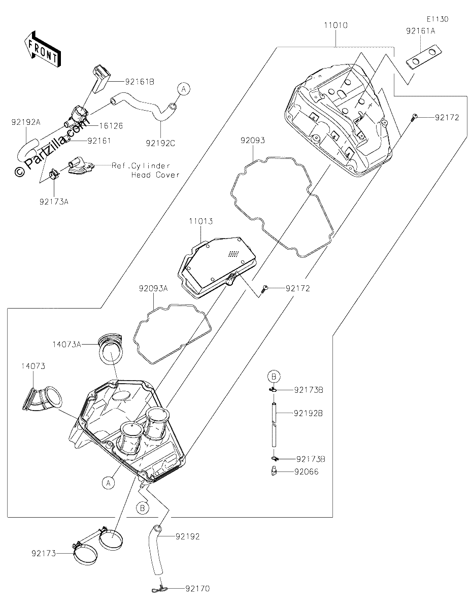 Diagrama de AIR CLEANER