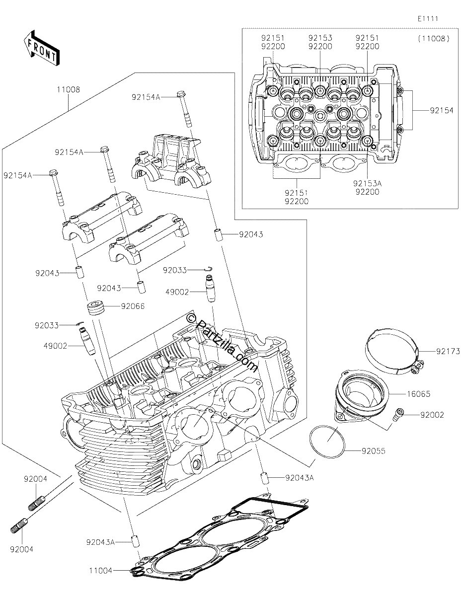 Diagrama de CYLINDER HEAD