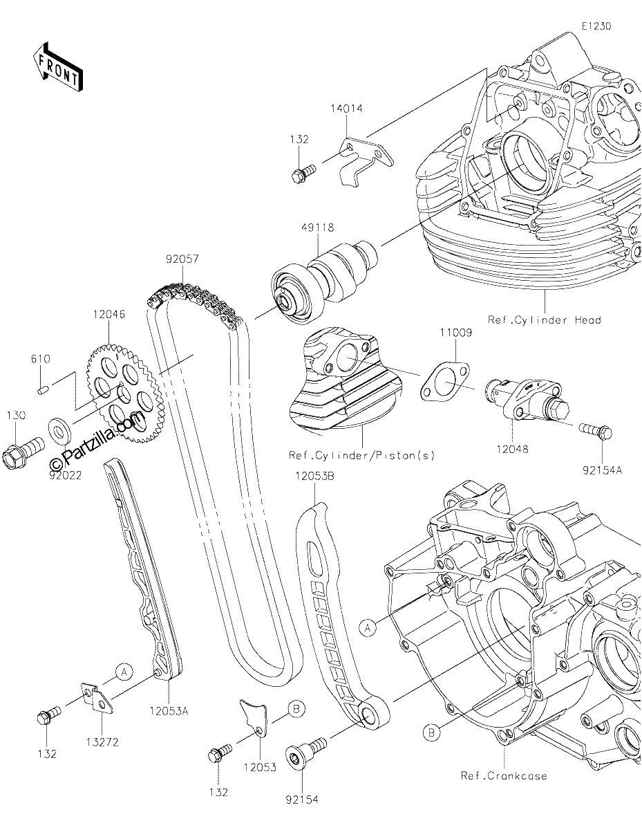 Diagrama de CAMSHAFT S TENSIONER