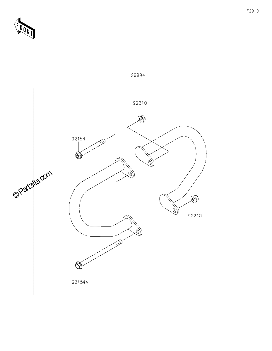 Diagrama de ACCESSORY ENGINE GUARD