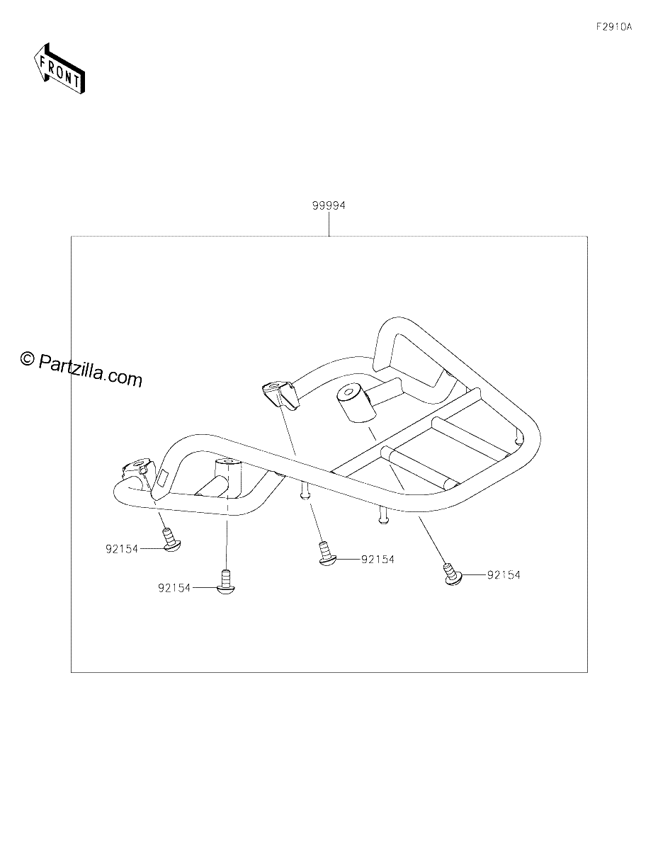 Diagrama de ACCESSORY REAR CARRIER