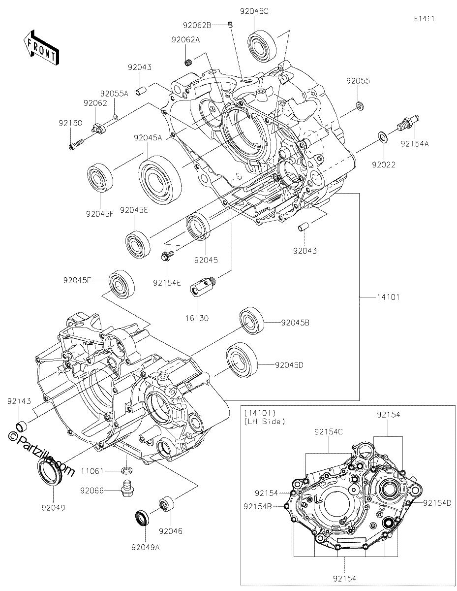 Diagrama de CRANKCASE