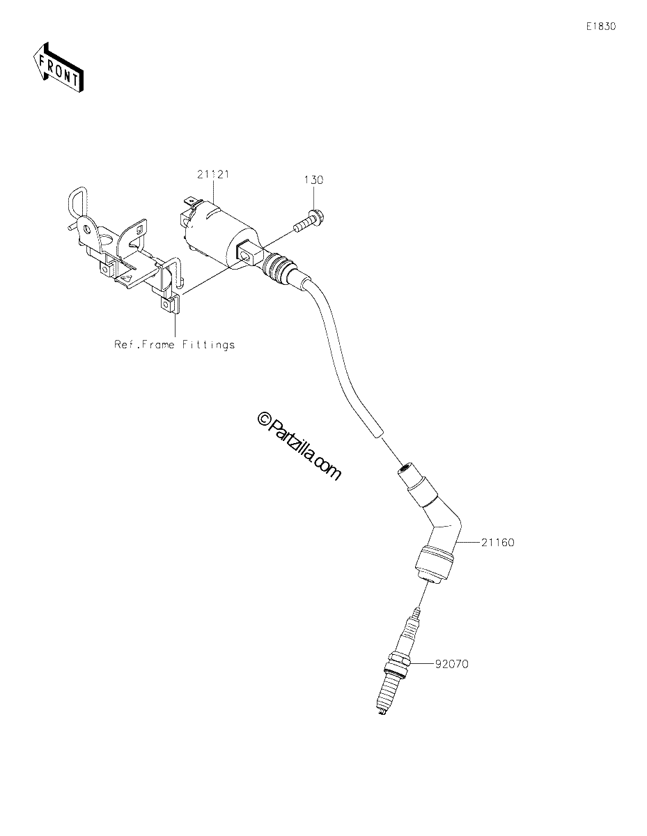 Diagrama de IGNITION SYSTEM