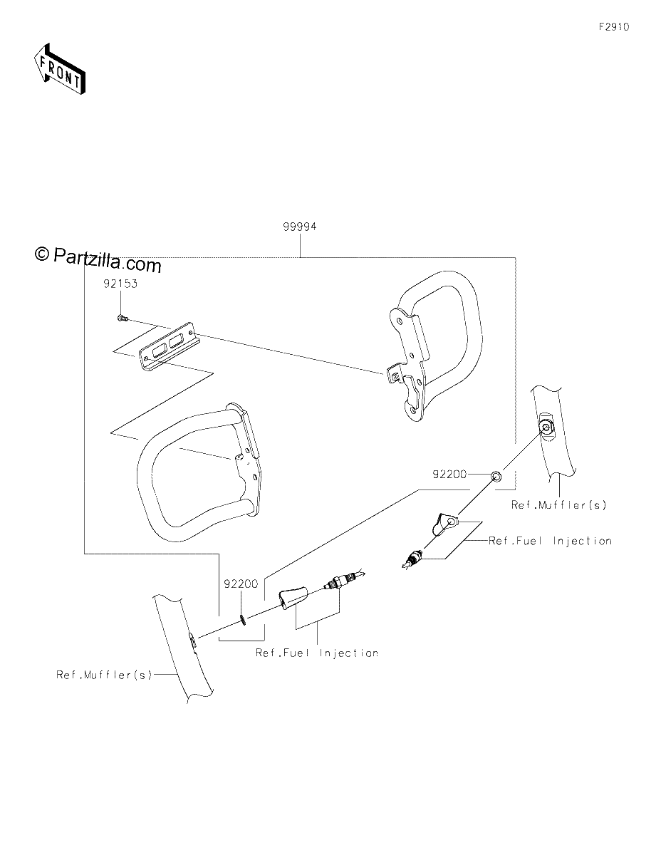 Diagrama de ACCESSORY ENGINE GUARD