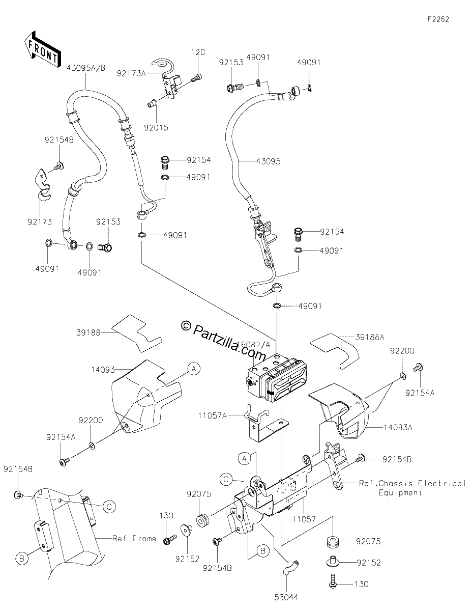 Diagrama de BRAKE PIPING