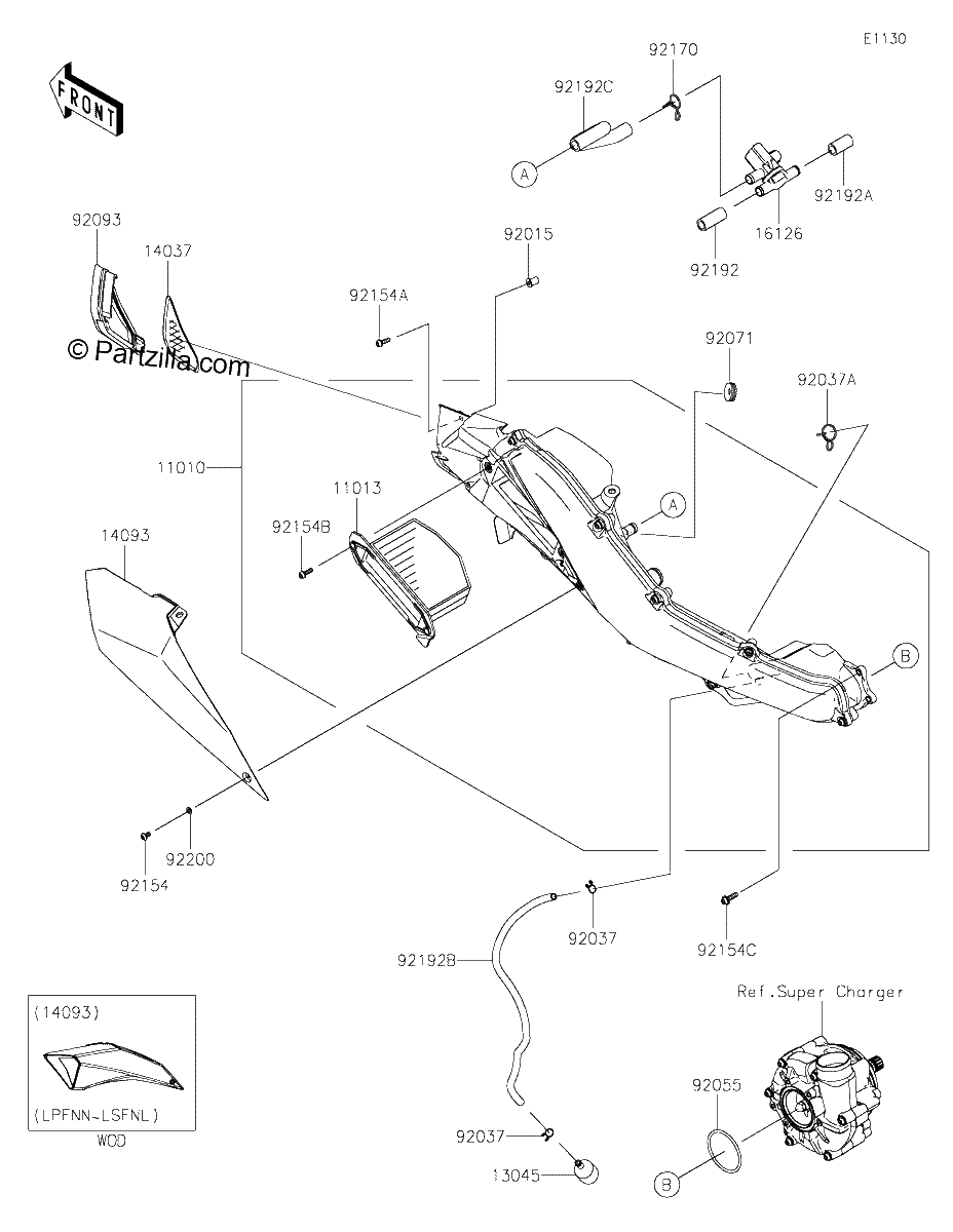 Diagrama de AIR CLEANER