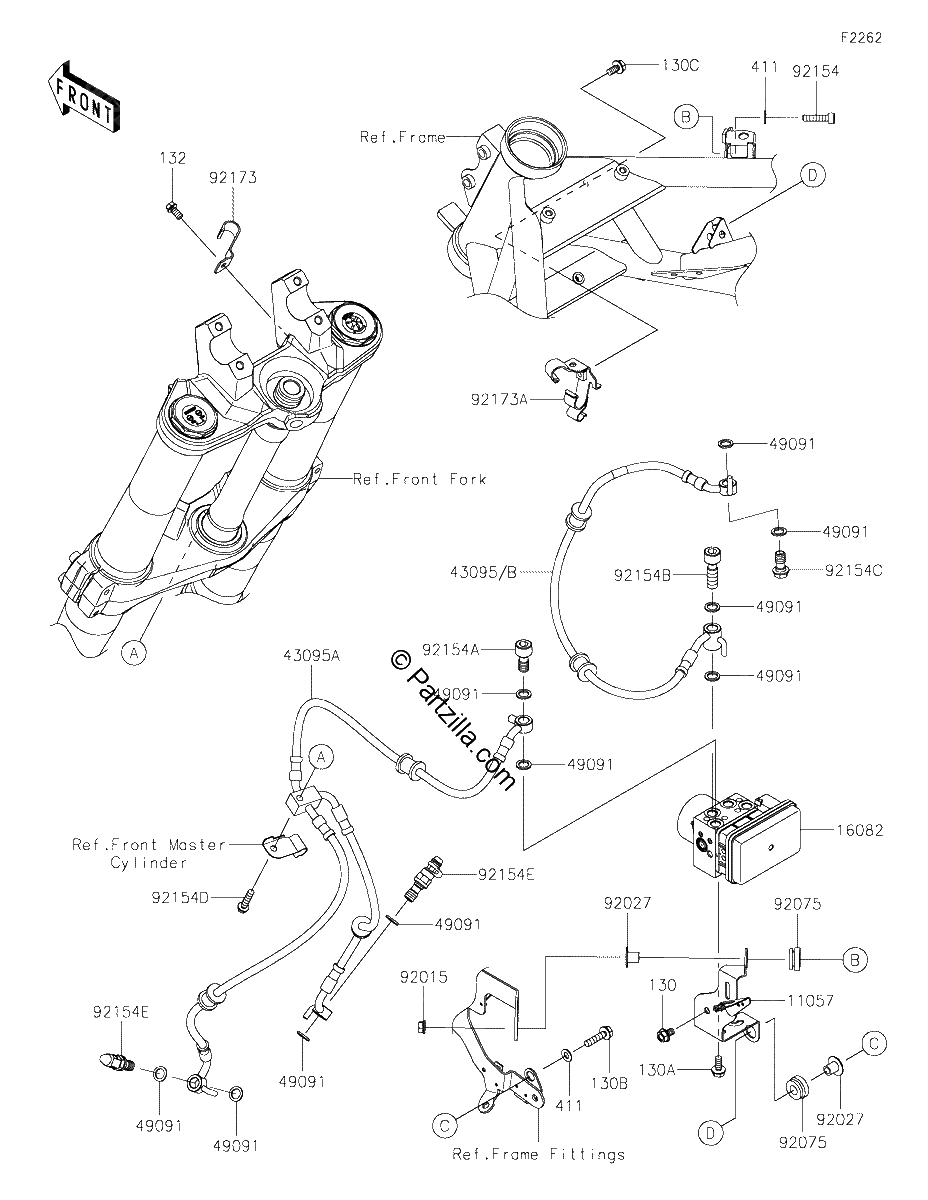 Diagrama de BRAKE PIPING