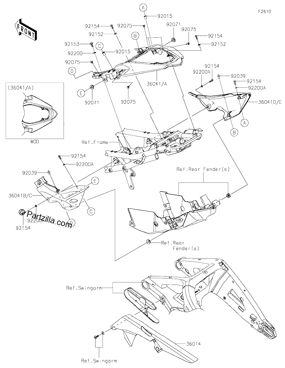 Diagrama de SIDE COVERS CHAIN COVER