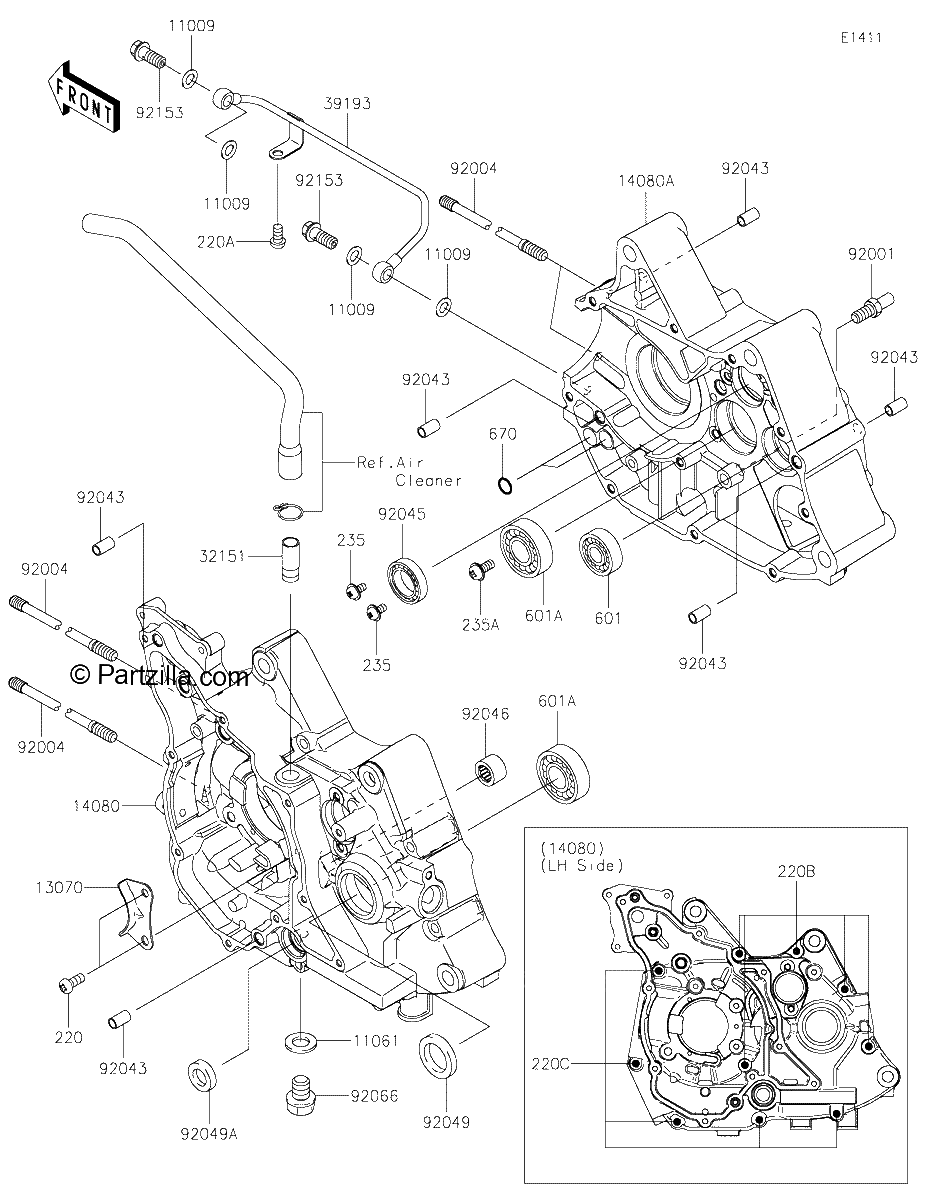 Diagrama de CRANKCASE