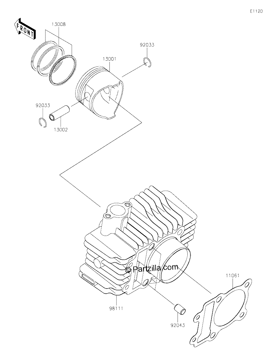 Diagrama de CYLINDER PISTON S