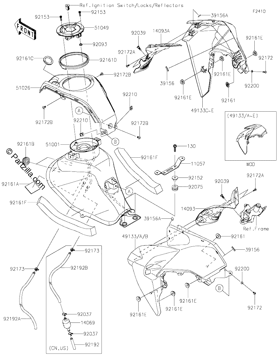 Diagrama de FUEL TANK