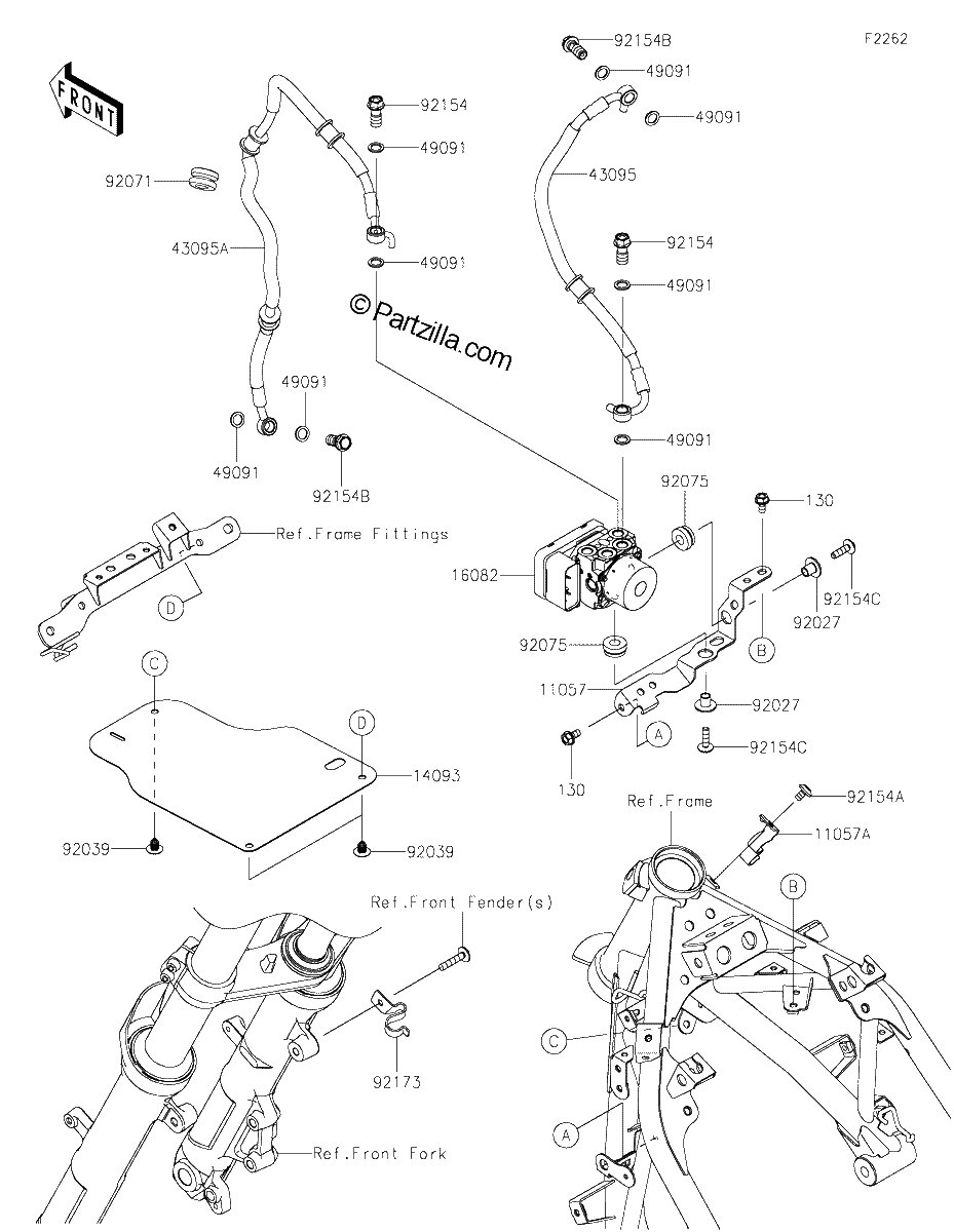 Diagrama de BRAKE PIPING