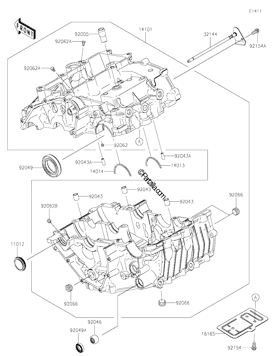 Diagrama de CRANKCASE