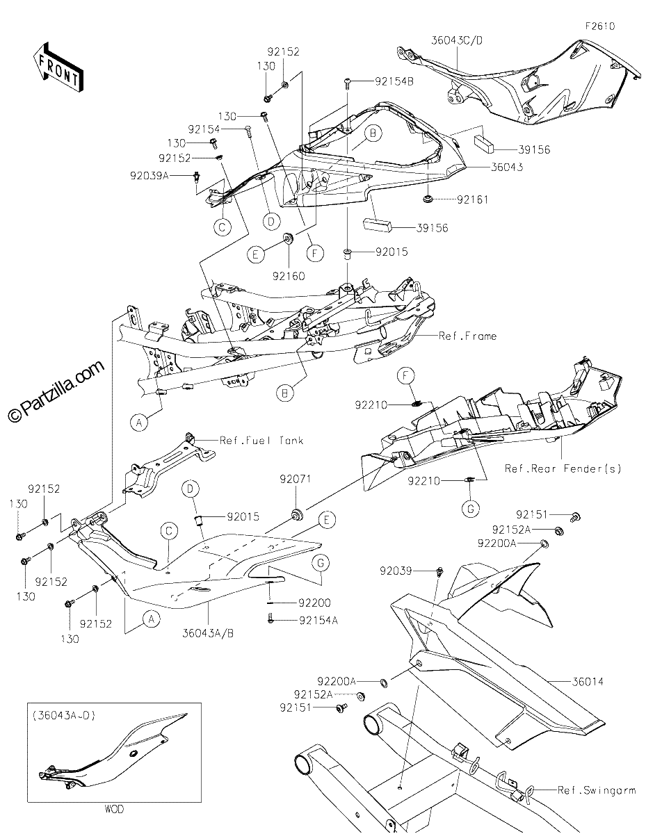 Diagrama de SIDE COVERS CHAIN COVER