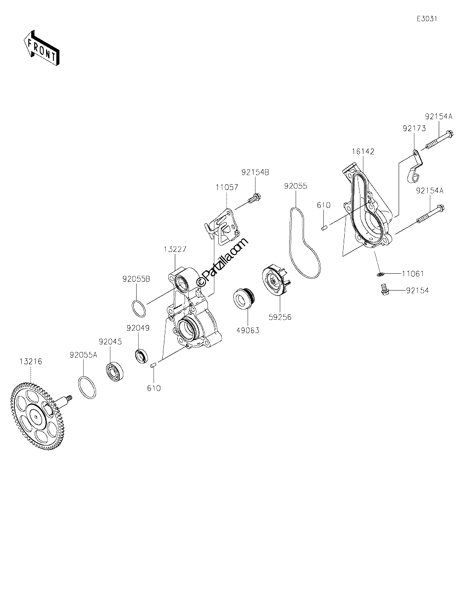 Diagrama de WATER PUMP