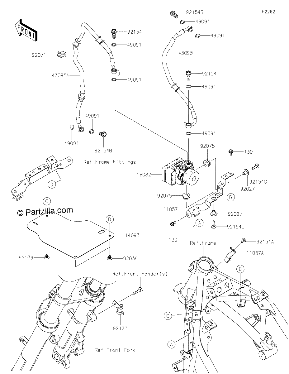 Diagrama de BRAKE PIPING