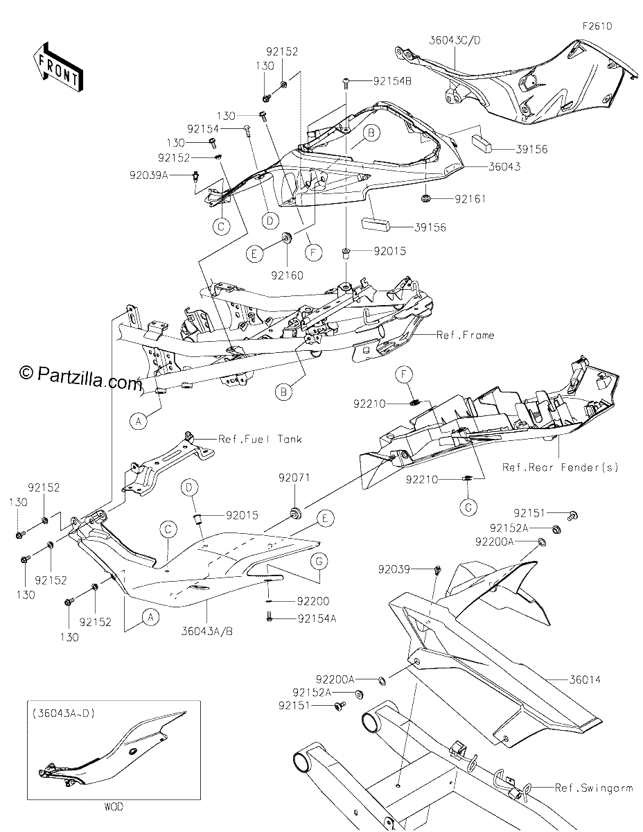Diagrama de SIDE COVERS CHAIN COVER
