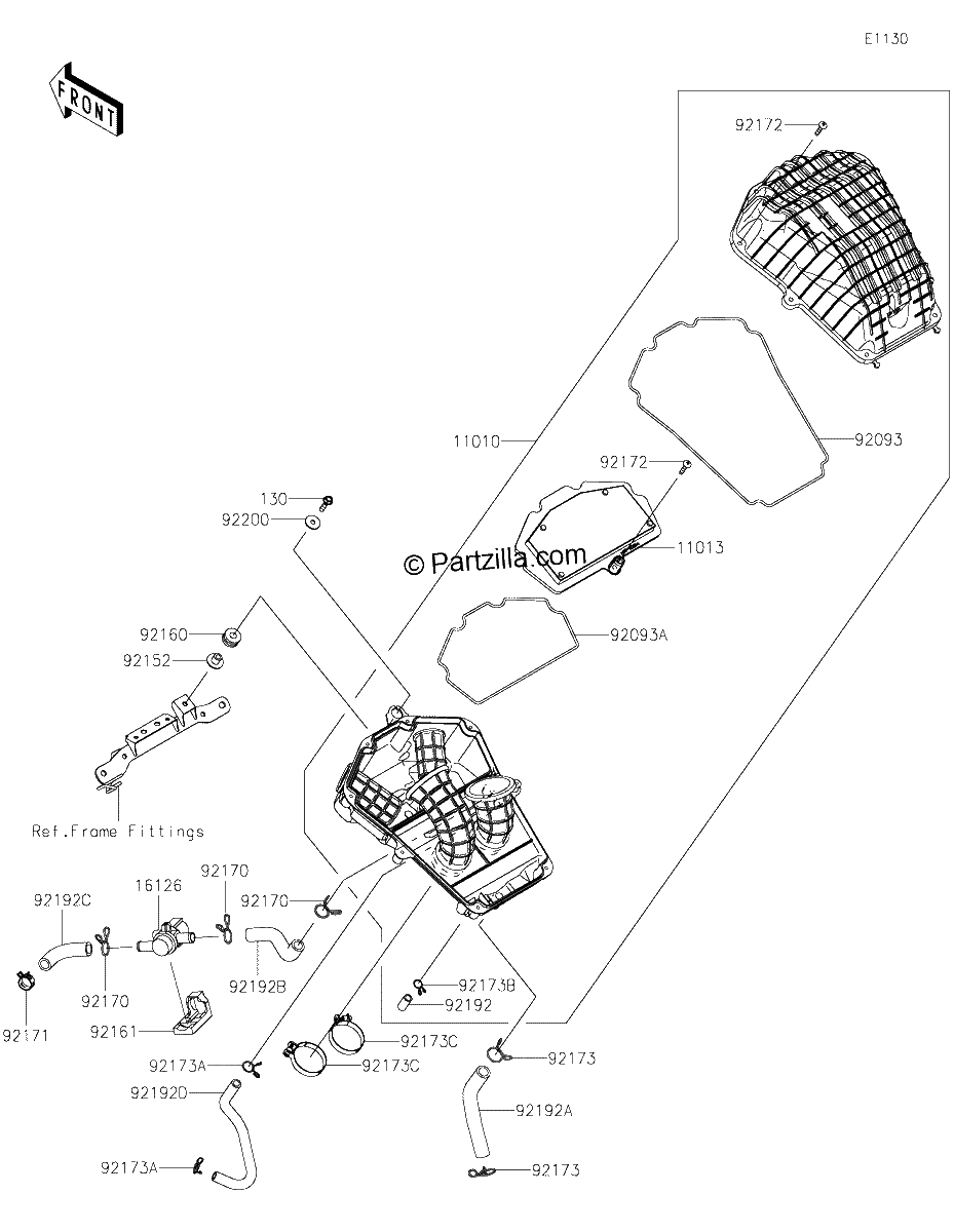 Diagrama de AIR CLEANER