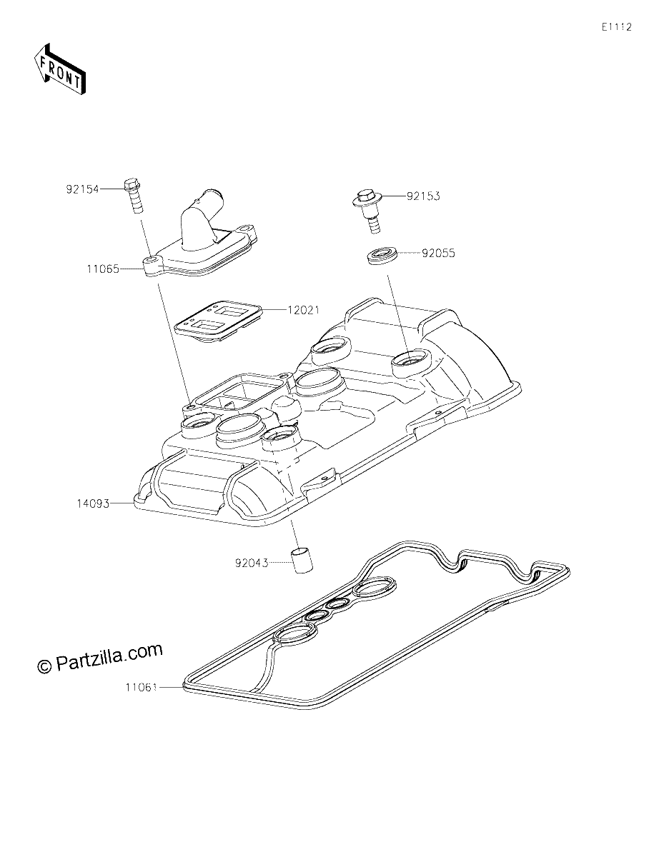 Diagrama de CYLINDER HEAD COVER