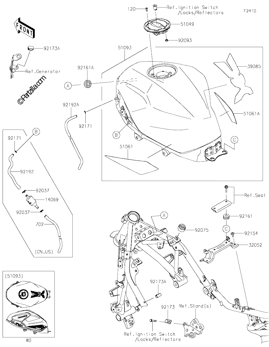 Diagrama de FUEL TANK