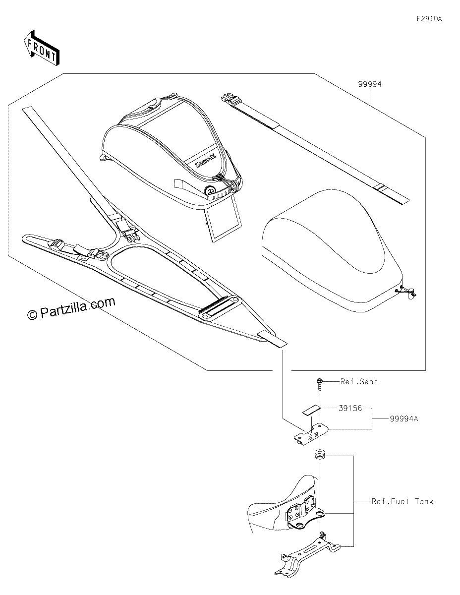 Diagrama de ACCESSORY TANK BAG