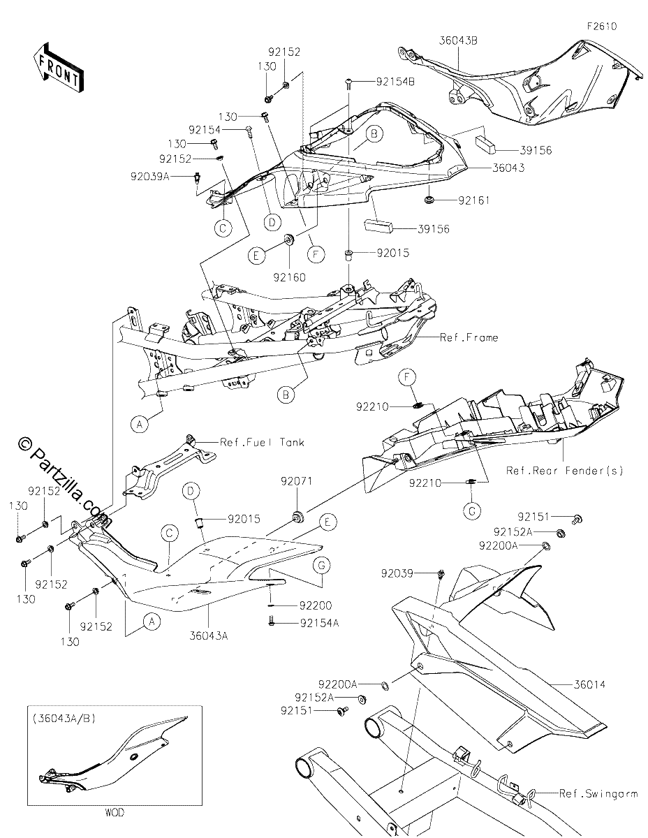 Diagrama de SIDE COVERS CHAIN COVER