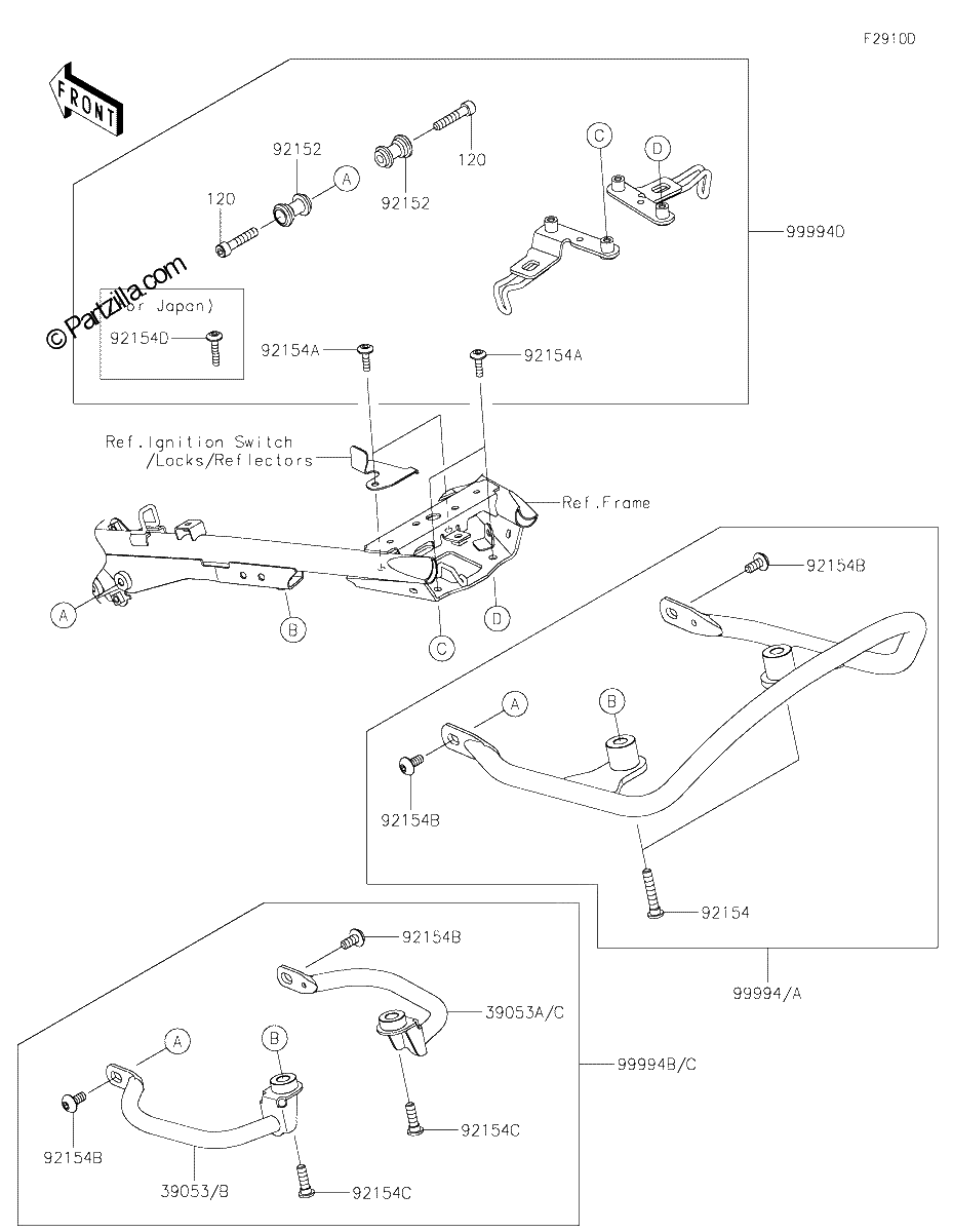 Diagrama de ACCESSORY GRIP AND TIE HOOK
