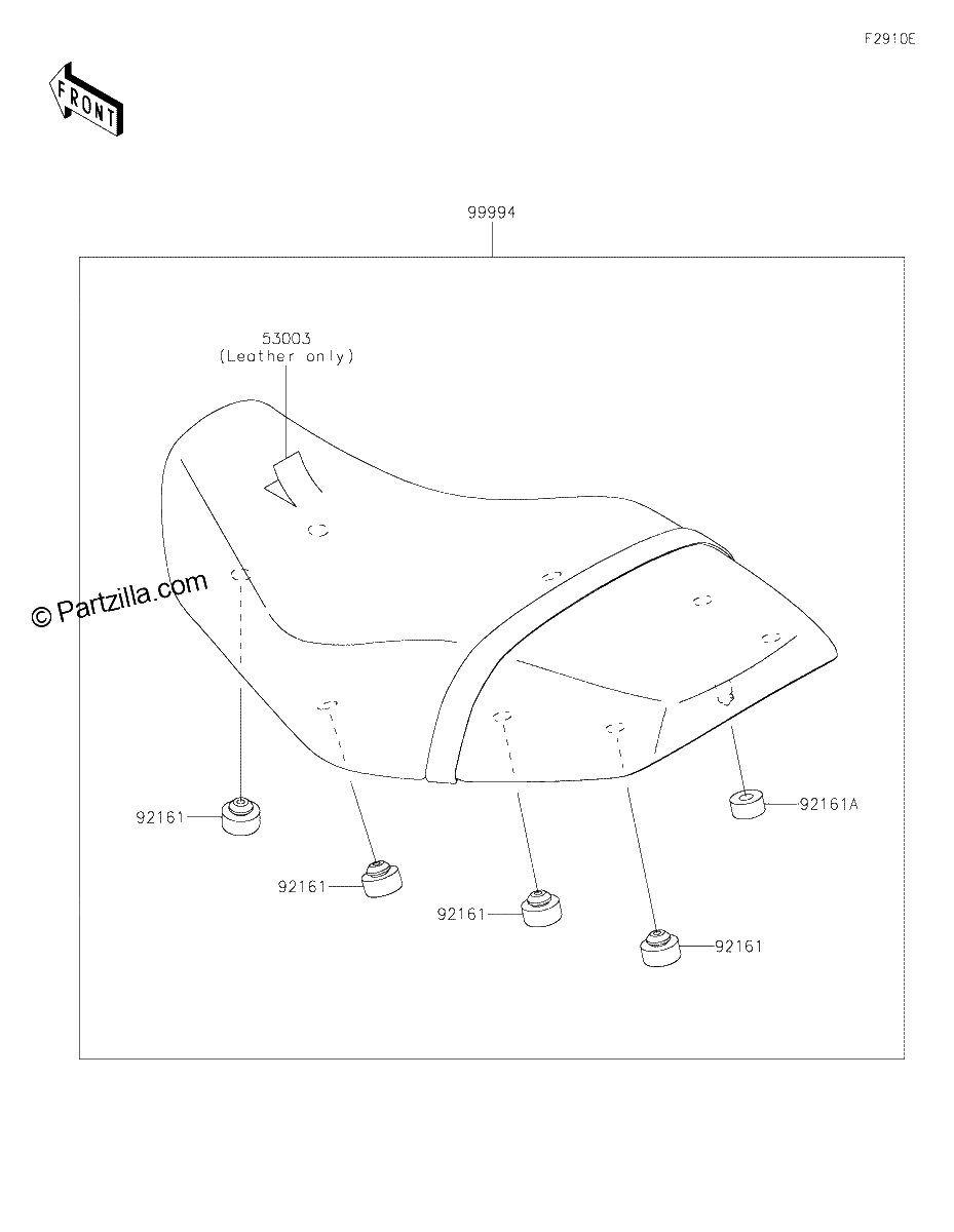 Diagrama de ACCESSORY HIGH SEAT