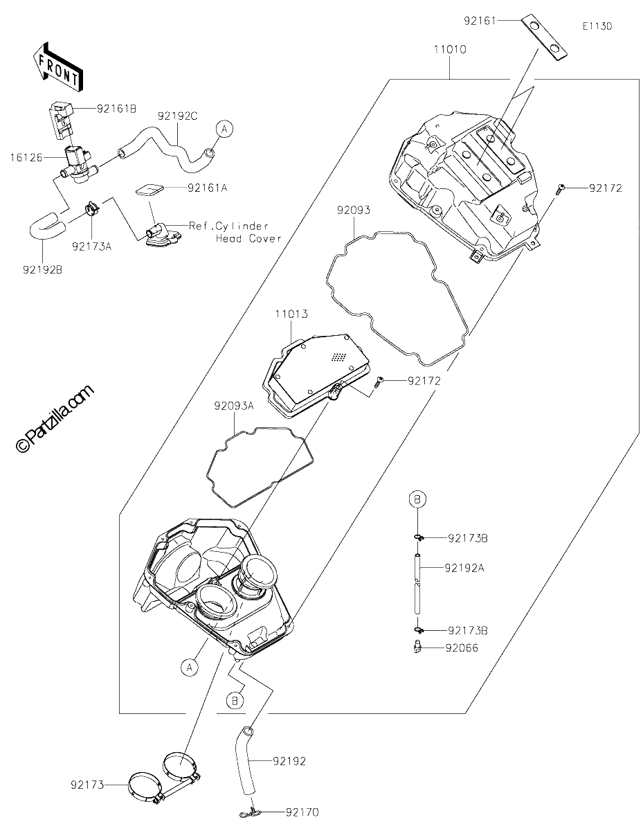 Diagrama de AIR CLEANER