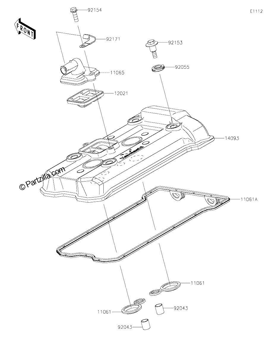 Diagrama de CYLINDER HEAD COVER
