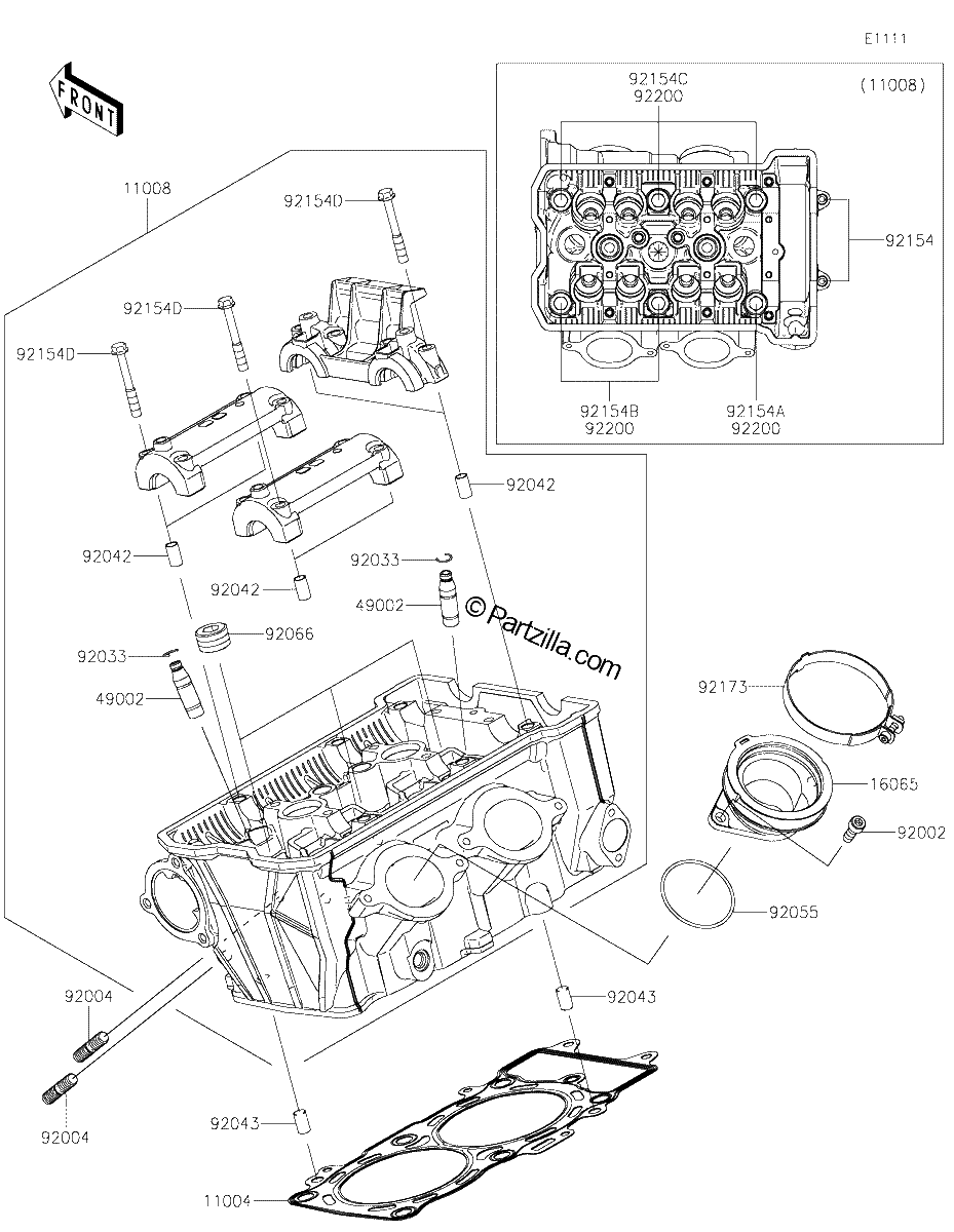 Diagrama de CYLINDER HEAD