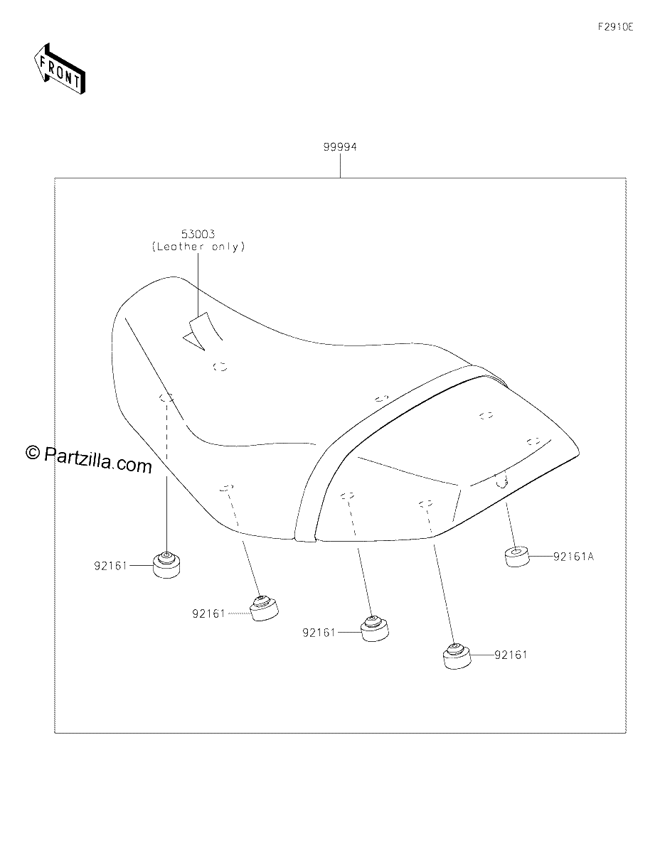 Diagrama de ACCESSORY HIGH SEAT