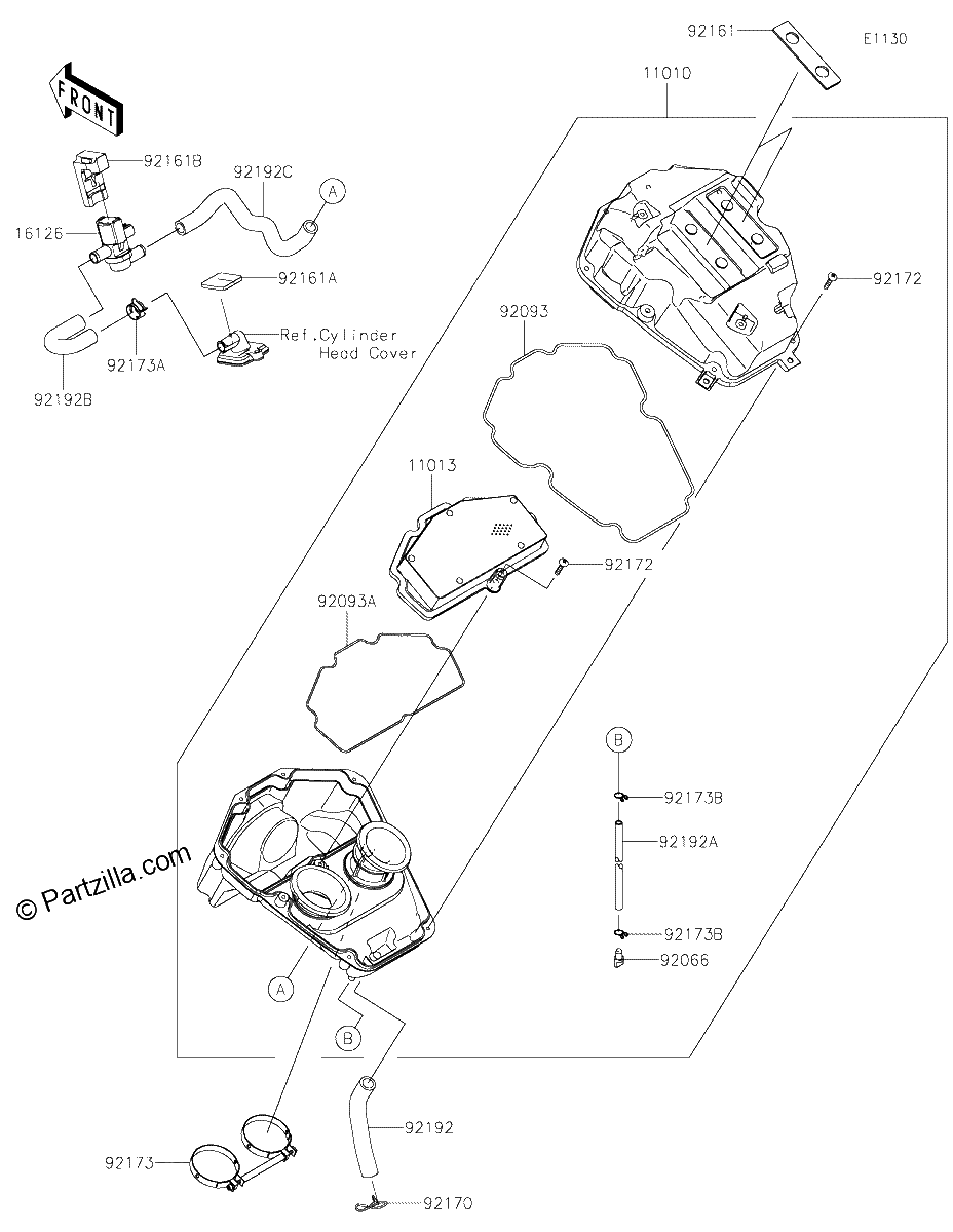 Diagrama de AIR CLEANER