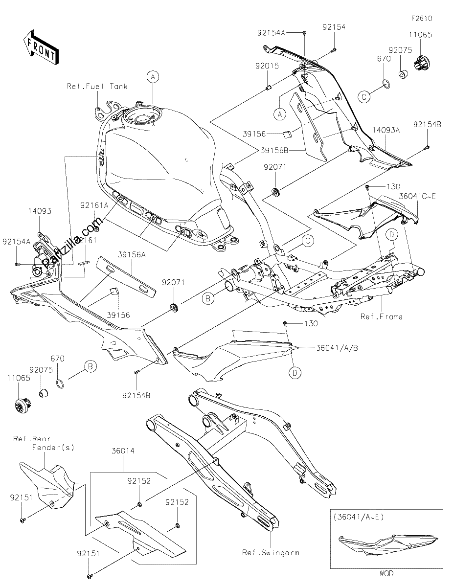 Diagrama de SIDE COVERS CHAIN COVER